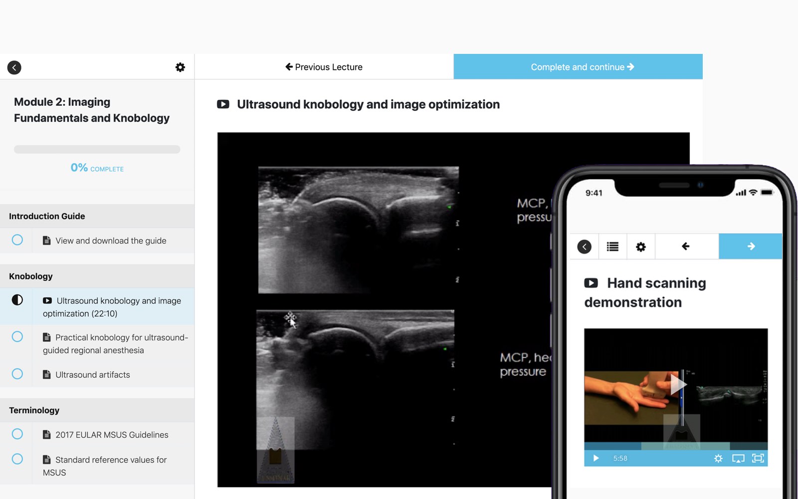 Ultrasound and phone Image